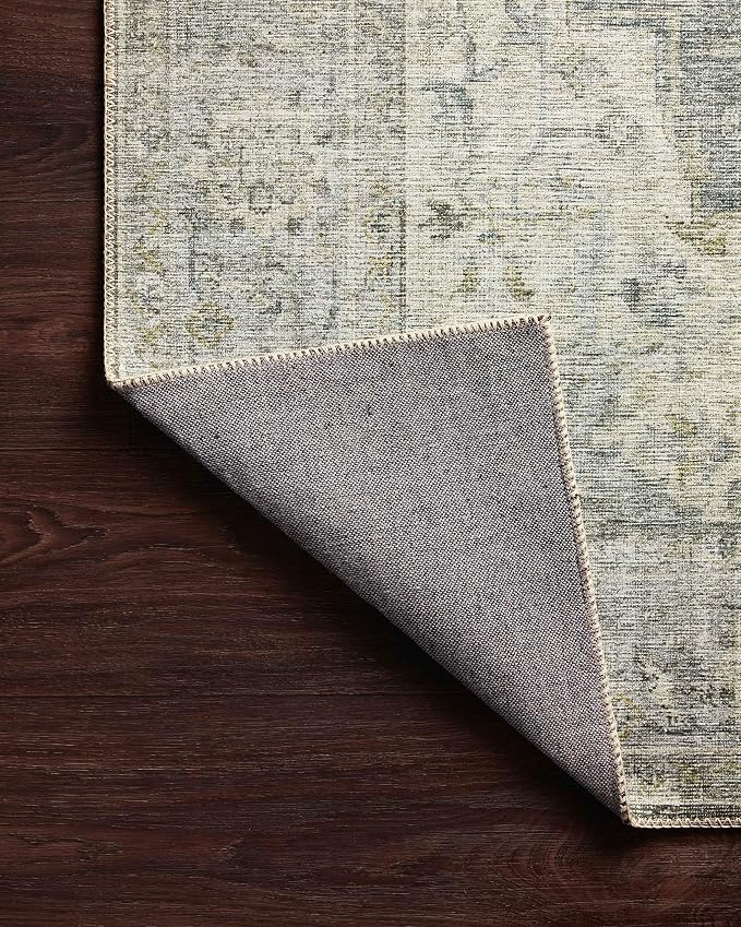 Loloi Skye Collection SKY-12 Charcoal/Dove 6'-0" x 6'-0" Round Area Rug - Image 7