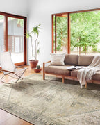 Loloi Skye Collection SKY-13 Natural/Sand 6'-0" x 6'-0" Round Area Rug by Loloi