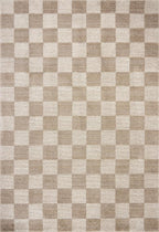 Loloi Chris Loves Julia Calvin Collection CLV-01 Pebble/Ivory 7'-10" x 7'-10" - Image 4
