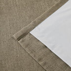 Vision Home Brown Linen Full Blackout Curtains - Image 7