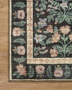 Loloi Rifle Paper Co. Eden Collection EDE-02 Mughal Garden Black 2'-6" x 7'-6" - Image 5