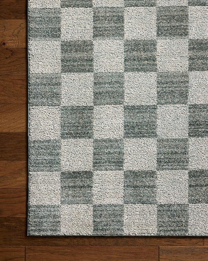 Loloi Chris Loves Julia Calvin Collection CLV-01 Blue/Ivory 2'-7" x 7'-6" - Image 6