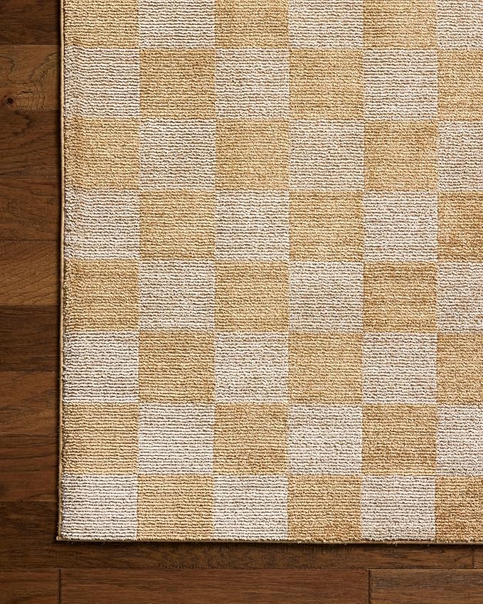 Loloi Chris Loves Julia Calvin Collection CLV-01 Apricot/Ivory 6'-3" x 9'-6" - Image 6