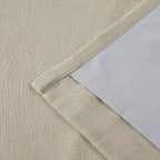 Vision Home Sand Linen Full Blackout Curtains 95 inch Long - Image 6