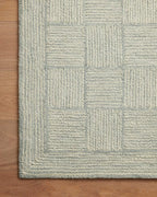Loloi Chris Loves Julia Francis Collection FRA-03 Silver/Sky 3'-6" x 5'-6" - Image 7