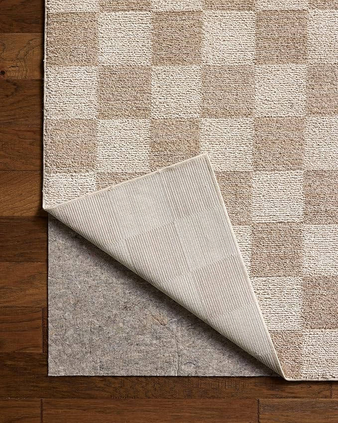 Loloi Chris Loves Julia Calvin Collection CLV-01 Pebble/Ivory 7'-10" x 7'-10" - Image 8