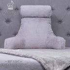 Husband Pillow Medium Rare Baby Arctic Grey Wolf Backrest, 2-Tone Reversible - Image 7