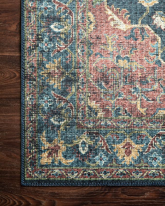 Loloi II Skye Collection SKY-08 Denim/Brick 2'-3" x 3'-9" Accent Rug - Image 7