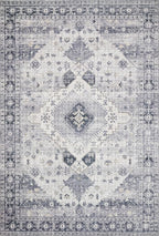 Loloi II Skye Collection SKY-02 Silver/Grey 5'-0" x 7'-6" Area Rug - Image 3