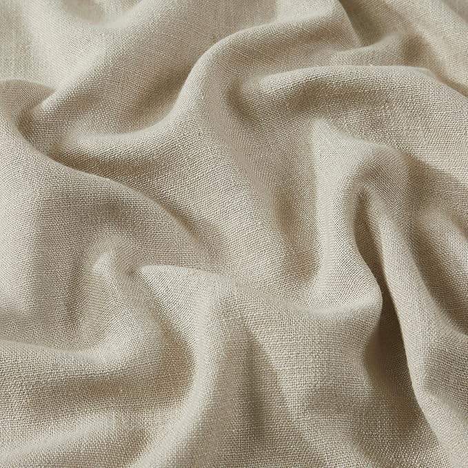 Vision Home Sand Linen Full Blackout Curtains 95 inch Long - Image 5