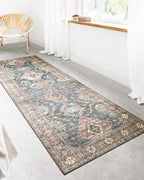 Loloi Skye Collection SKY-10 Sea/Rust 6'-0" x 9'-0" Area Rug - Image 5