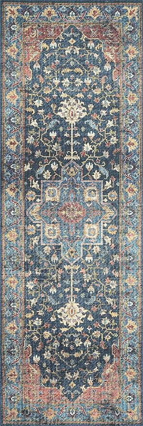 Loloi II Skye Collection SKY-08 Denim/Brick 2'-3" x 3'-9" Accent Rug - Image 6