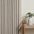 Taupe Burlywood Pinch Pleated Linen Curtains 96 Inches Long - Image 8