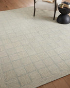 Loloi Chris Loves Julia Francis Collection FRA-03 Silver/Sky 2'-6" x 9'-9" - Image 4