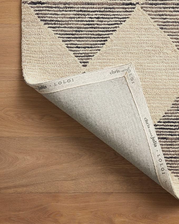 Loloi Chris Loves Julia Francis Collection FRA-01 Beige/Charcoal 8'-6" x 12' - Image 12