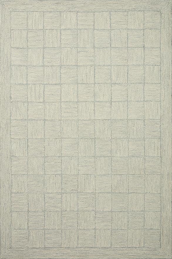 Loloi Chris Loves Julia Francis Collection FRA-03 Silver/Sky 2'-6" x 9'-9" - Image 2