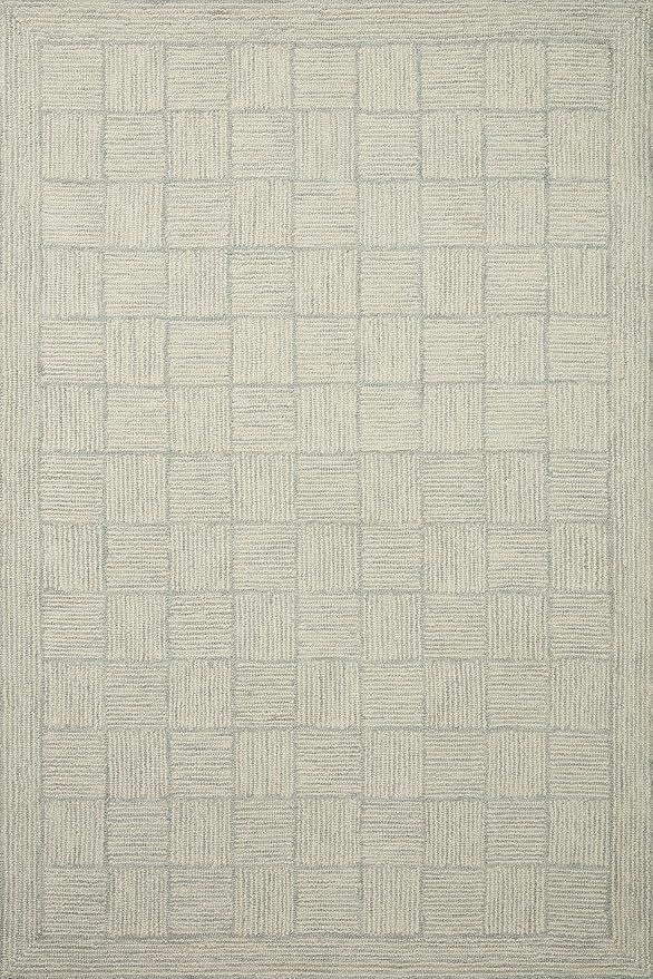 Loloi Chris Loves Julia Francis Collection FRA-03 Silver/Sky 9'-3" x 13' Area - Image 3