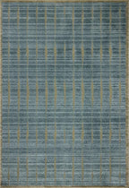 Loloi Chris Loves Julia Calvin Collection CLV-02 Ocean/Olive 5'-3" x 5'-3" - Image 3
