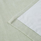 Vision Home Light Green Linen Full Blackout Curtains - Image 6