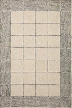 Loloi Chris Loves Julia Francis Collection FRA-02 Cream/Black 2'-6" x 9'-9" - Image 2