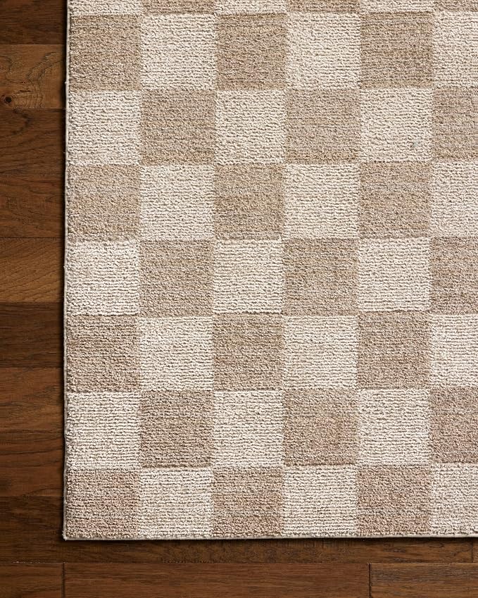 Loloi Chris Loves Julia Calvin Collection CLV-01 Pebble/Ivory 6'-3" x 9'-6" - Image 7